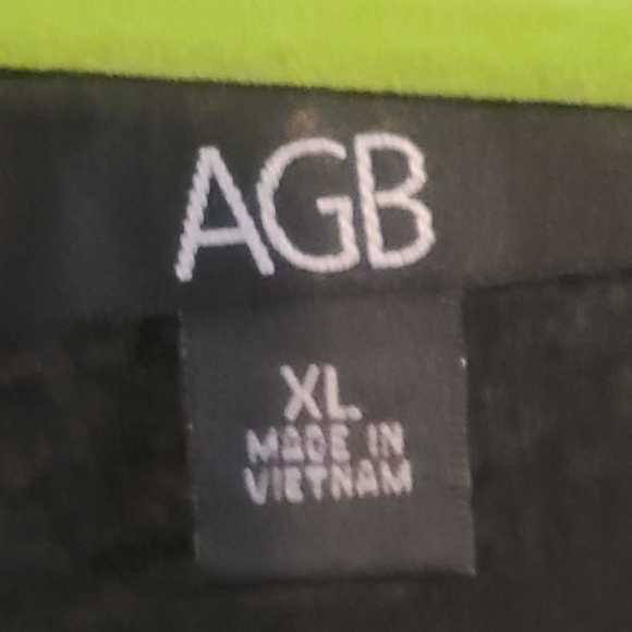 🏷3/$15🏷 AGB Long Sleeve Layered Black Lace Top - Size XL - Picture 4 of 6